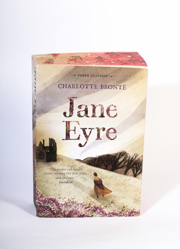 Kniha s maľovanou oriezkou (Jane Eyre)