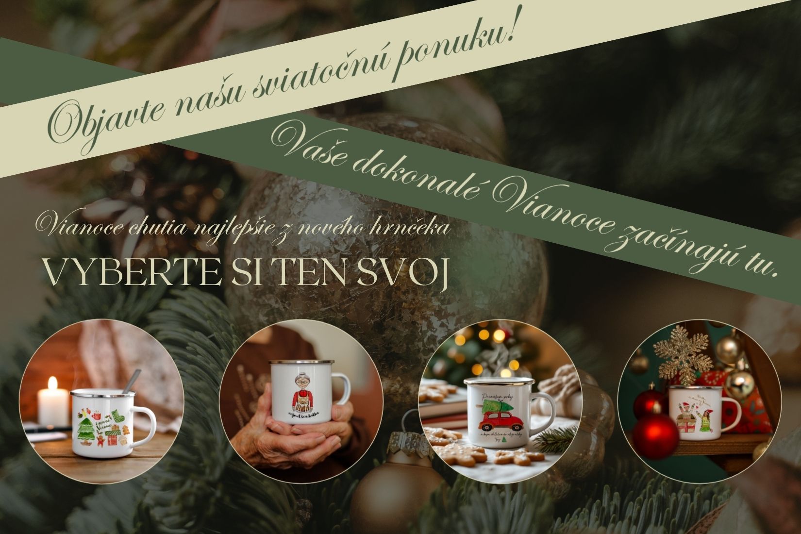 Čarovní Vianoce s hrnčekmi Lesovik